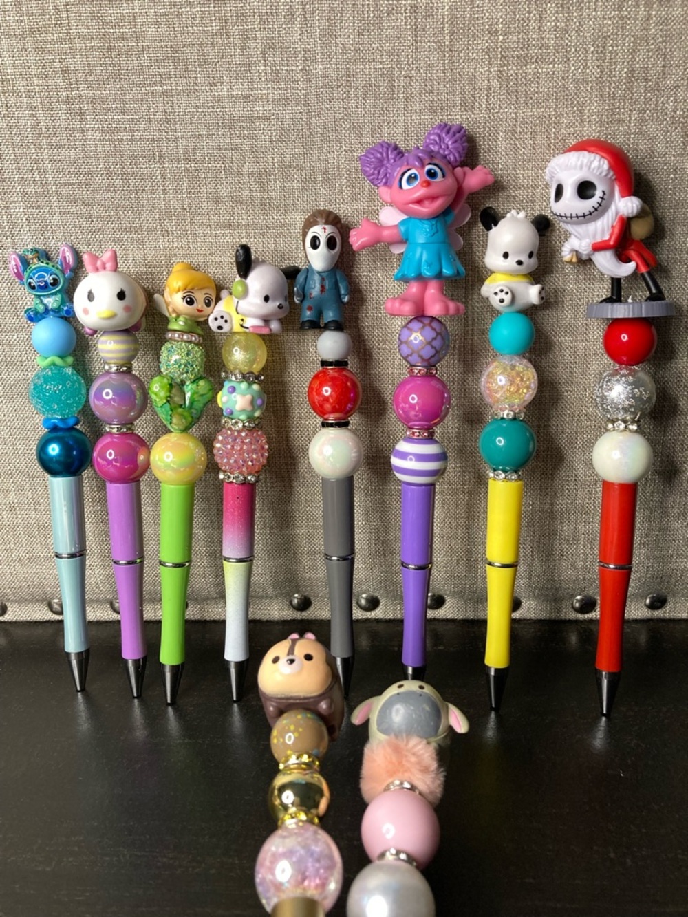 Beaded Pen Bundle 10pcs - Black ink